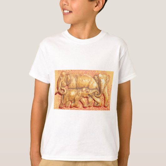 bedreigde Afrikaanse Mara Elephants T-shirt (Voorkant)