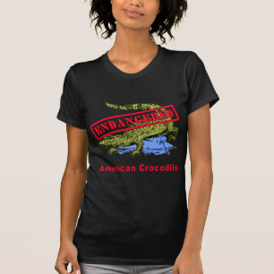 Bedreigde Amerikaanse krokodilproducten T-shirt