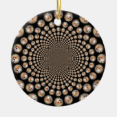 Bedreigde Cheetah Tear Marks Keramisch Ornament (Voorkant)