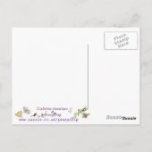 Bedreigde dieren bomen aarde-wervingskunst briefkaart (Achterkant)