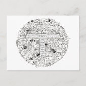 Bedreigde dieren bomen aarde-wervingskunst briefkaart (Voorkant)