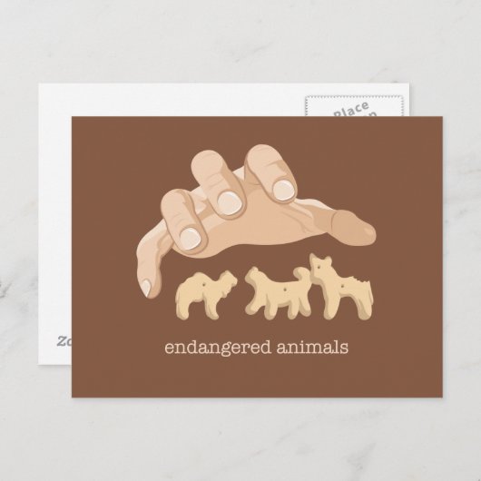 Bedreigde Dieren Briefkaart (Voorkant / Achterkant)