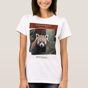 bedreigde dieren - Rood Panda T-shirt