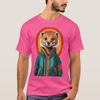 Bedreigde diersoorten Mongoose shai T-shirt