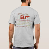 Bedreigde dingen in het algemeen t-shirt (Achterkant)