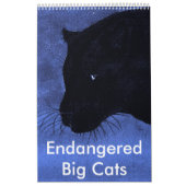 Bedreigde grote katten kalender (Hoes)