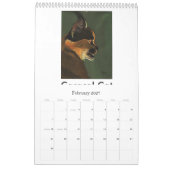 Bedreigde grote katten kalender (Feb 2027)