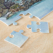 Bedreigde Hand geschilderd Koraalrif print Jigsaw Legpuzzel (Zijkant)