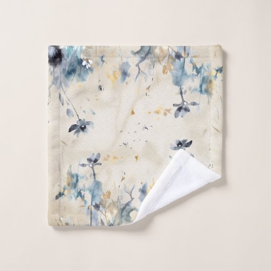 Bedreigde handgeschilderde ara bad handdoek (Wasdoekje)