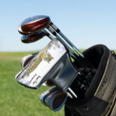 Bedreigde handgeschilderde Bengaalse tijger Golfheadcover (Insitu)