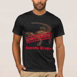 Bedreigde Komodo Dragon Tshirts