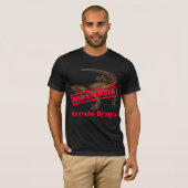 Bedreigde Komodo Dragon Tshirts (Voorkant volledig)