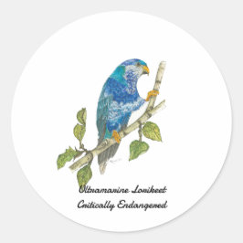 Bedreigde Lorikeet Bird Sticker
