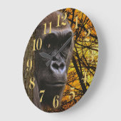 bedreigde Lowland Gorilla en regenwoud Grote Klok (Hoek)