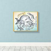 "Bedreigde oceaan" Canvas Afdruk (Insitu (Houten vloer))