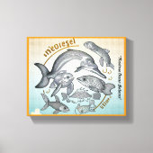 "Bedreigde oceaan" Canvas Afdruk (Voorkant)
