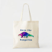 Bedreigde pangoline tote bag (Voorkant)