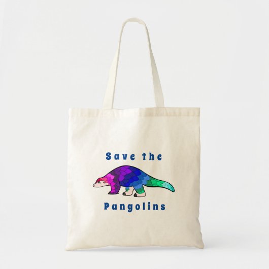 Bedreigde pangoline tote bag (Voorkant)