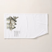 Bedreigde Pinguïns Hand geschilderde Print Handdoe Bad Handdoek (Handdoek)