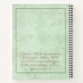 Bedreigde Planten: Acrorumohra hasseltii Notitieboek (Achterkant)