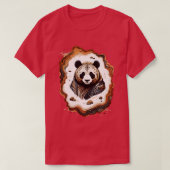 Bedreigde soort Panda Beer Mitchell T-shirt (Design voorkant)