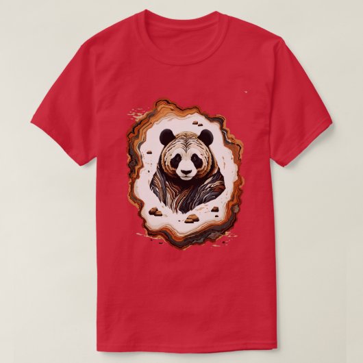 Bedreigde soort Panda Beer Mitchell T-shirt (Design voorkant)
