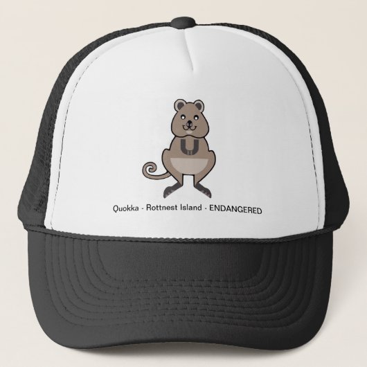 Bedreigde soorten - Happy QUOKKA - Wildlife - Trucker Pet (Voorkant)
