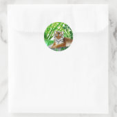 Bedreigde Sumatraanse tijger Sticker (Tas)