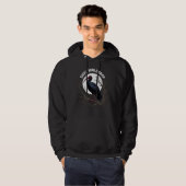 Bedreigde vogels: waldrapp of noordelijke kaalkopi hoodie (Voorkant volledig)