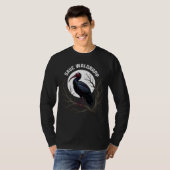 Bedreigde vogels: waldrapp of noordelijke kaalkopi t-shirt (Voorkant volledig)