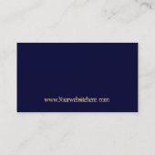 Bedreigde Wolf Baying bij de Moon Visitekaartjes (Achterkant)