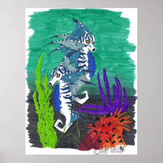 Bedreiging van het Poster van de Zee