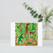 Bedreigingen in het diepe briefkaart (Staand voorkant)