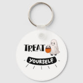 Bedrieg je angsten, behandel jezelf sleutelhanger (Voorkant)