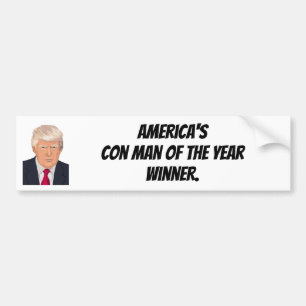 Bedrieg Man van de Bumpersticker van de Winnaar