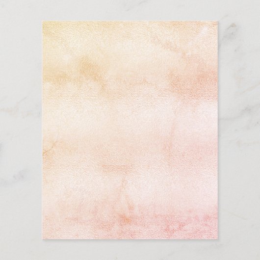 Bedriegde zonnebloemen boho pampas graszoet flyer (Achterkant)