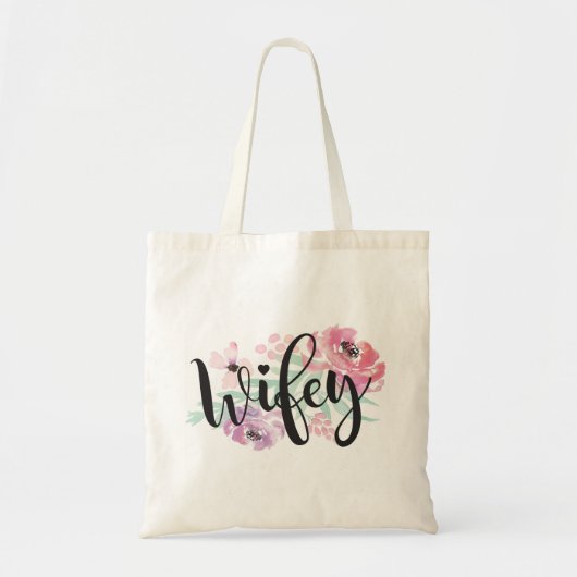 Bedriege Floral Canvas tas om cadeau te doen (Voorkant)
