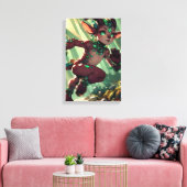 bedrieger met smaragdgroene ogen canvas afdruk (Insitu (Woonkamer))