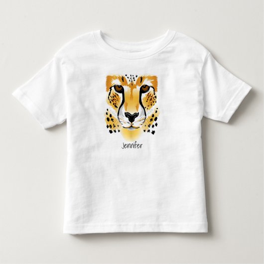 bedrieglijk hoofd close-up illustratienaam peuter kinder shirts (Voorkant)