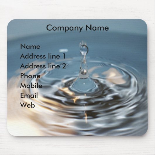 Bedrijf1 Muismat (Voorkant)