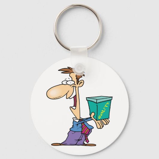 Bedrijf A Kwaliteitsvak Sleutelhanger (Voorkant)