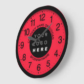 Bedrijf Abstracte Red Black SPA Naam Slogan  Grote Klok (Hoek)