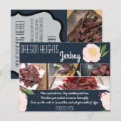 Bedrijf Adverteren Kaart Baby Roze Kosmos op Nav (Voorkant / Achterkant)