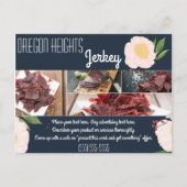 Bedrijf Adverteren Kaart Baby Roze Kosmos op Nav (Voorkant)