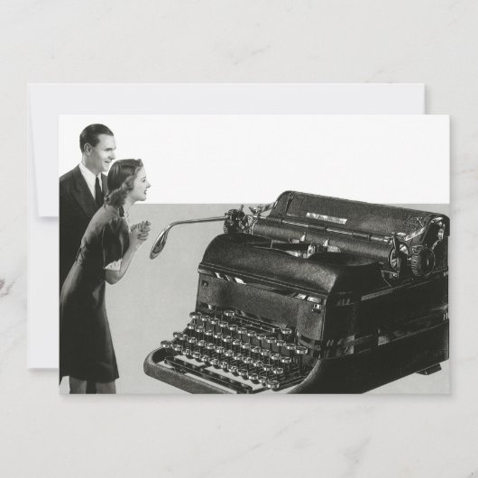 bedrijf, Antiek Kantoor handmatige schrijfmachine (Voorkant)