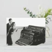 bedrijf, Antiek Kantoor handmatige schrijfmachine (Staand voorkant)