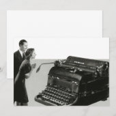 bedrijf, Antiek Kantoor handmatige schrijfmachine (Voorkant / Achterkant)