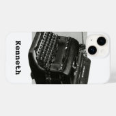  bedrijf, Antiek Kantoor handmatige schrijfmachine Case-Mate iPhone Case (Achterkant (horizontaal))