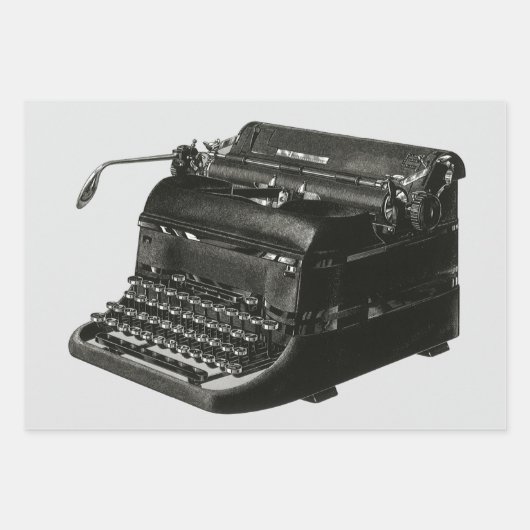  bedrijf, Antiek Kantoor handmatige schrijfmachine Inpakpapier Vel (Voorkant)