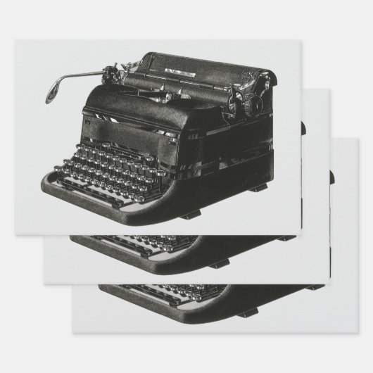 bedrijf, Antiek Kantoor handmatige schrijfmachine Inpakpapier Vel (Set)